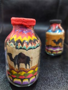 زجاجة رملية حجم صغير